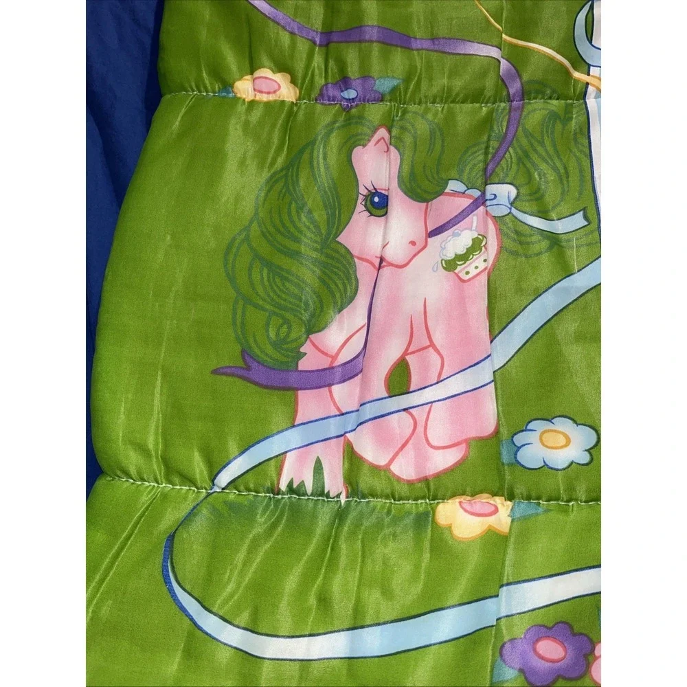 Vintage My Little Pony Maypole Sundae Best 1988 Hasbro Sleeping Bag G1 Ponies